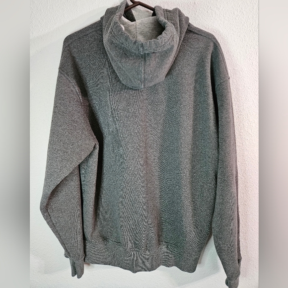 Champion Logo Gray Hoodie, size Large - Picture 2 of 5